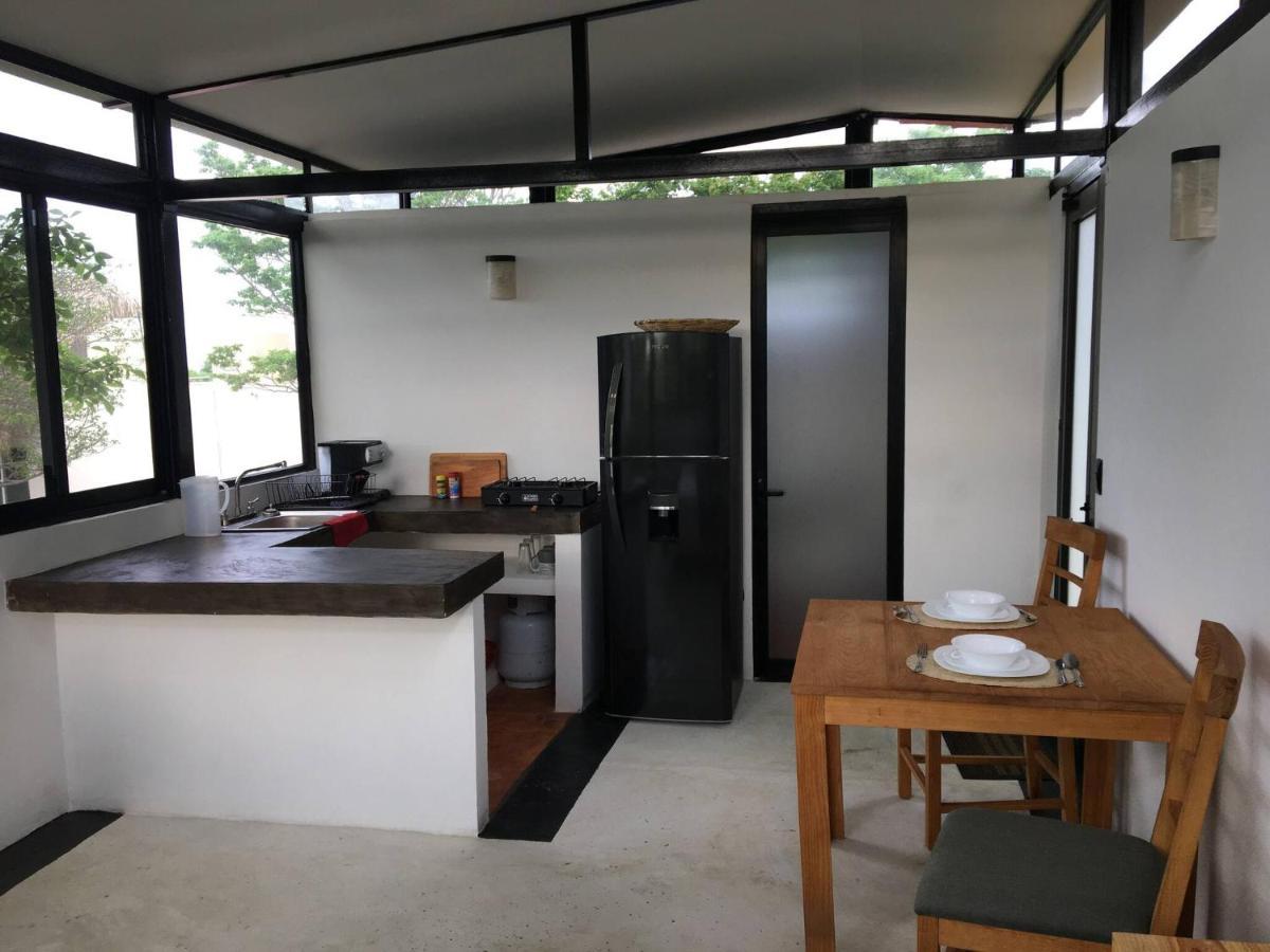 Bungalow Doble Con Vista Parcial Al Mar, Cocina Completa Villa Cuatunalco Eksteriør bilde