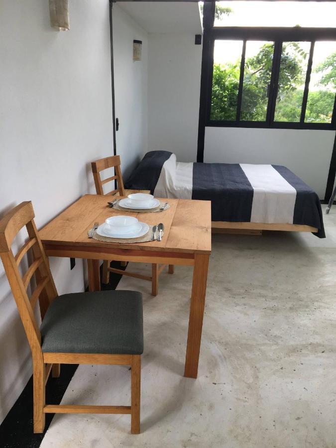 Bungalow Doble Con Vista Parcial Al Mar, Cocina Completa Villa Cuatunalco Eksteriør bilde